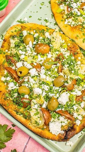 1.7K views · 18 reactions | This Greek-inspired flatbread is the...