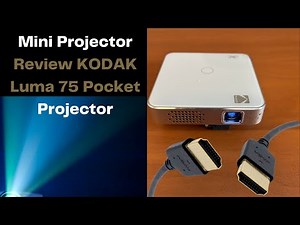 Mini Projector Review KODAK Luma 75 Pocket Projector