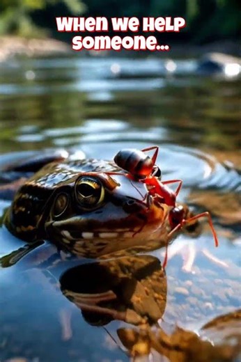 The Frog and the Ant #history #honor #frog #ants