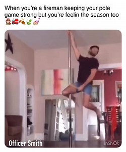 166K views · 1.6K reactions | Basic firefighter pole training when that Fall mood hits  | Officer Smith | Facebook