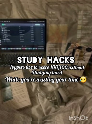 How toppers score 100 /100 without studying hard !!💗💗