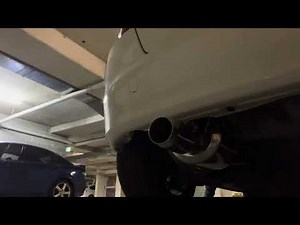 Xforce twin loop muffler on a Honda Jazz