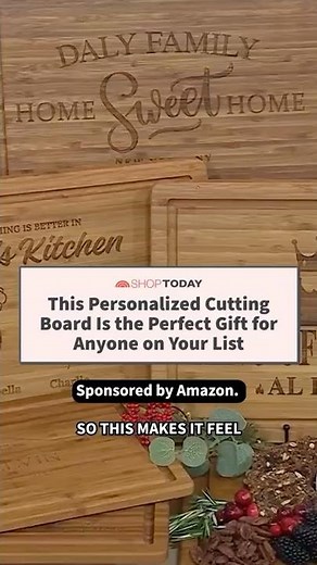 This Personalized Cutting Board Is the Perfect Gift for Anyone on Your List