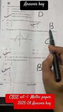 # cbse Class10th maths answer key 2025-26 #