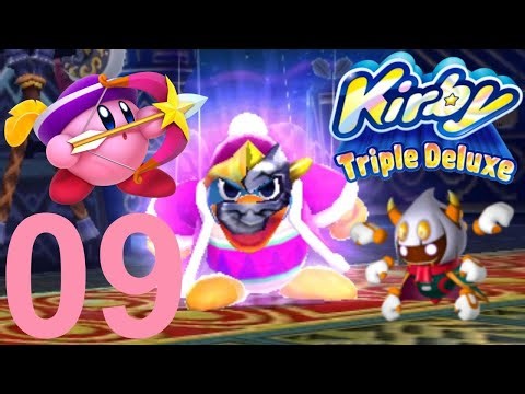 Roi Dadidou est possédé et il nous attaque kirby triple deluxe épisodes 09