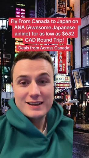 Base fare includes a checked bag and meals! This is discount carrrier pricing on a full service airline. Some dates can be booked directly with star alliance members like Ana, air Canada and united while others are only available through third parties. These won’t last long as dates you fly are VERY soon! #travel #flightdeal #canadian #japan2026