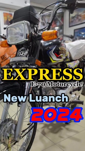 7.4K views · 74 reactions | EXPRESS Motorcycle Company Launched New Modle 2024 EXPRESS E-70 70cc Motorcycle Available in Black and Red Colour For Info: MEHMOOD AUTOS SPORTS BIKE NEAR GOAL BUILDING, KHOKHAR MUHALLA, HYDERABAD,SINDH,PAKISTAN 03003023376 03153818441 YASIR MEHMOOD | Mehmood Autos Sports Bike | Facebook