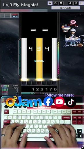 [O2Jam] Fly Magpie - part 2 #o2jam #osu #osumania #shorts