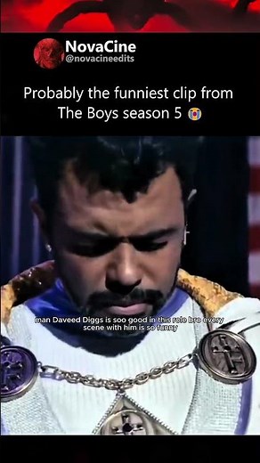 probably the funniest clip from The Boys season 5 Daveed Diggs Is STEALING Every Scene in The Boys 😭