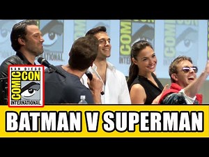 BATMAN V SUPERMAN Comic Con Panel
