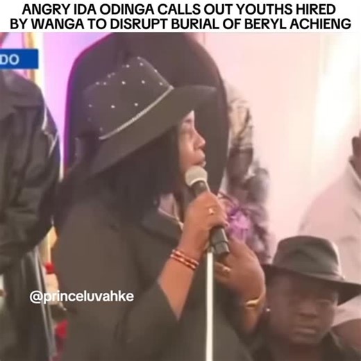 65 reactions · 5 comments | ANGRY IDA ODINGA CALLS OUT YOUTHS HIRED BY WANGA TO DISRUPT BURIAL OF BERYL ACHIENG | Trends KE TV | Facebook