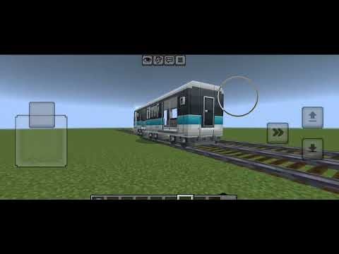 realistic trains addon for Minecraft/PE/BE/1.26 in Minecraft#minecraftvideos