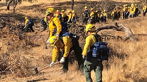 Preparing to battle state wildfires, National Guard training at Camp Roberts