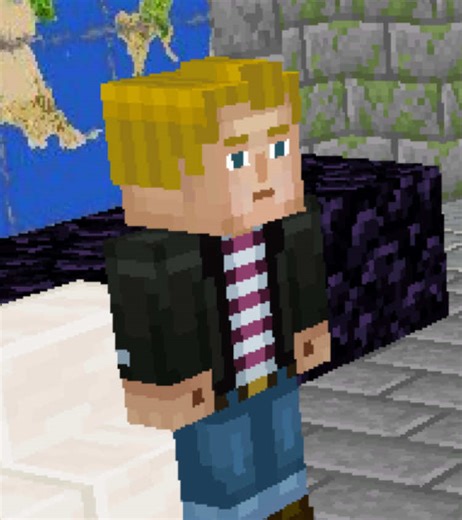 I had sooo many ideas where to place them honestly this wasn’t my first pick but the idea I had was just “Jesse trying to explain to Axel why he’s the way he is ” LOL and remembered this audio existed and had to do them loll #mcsm #mcsmaxel #mcsmolivia #mcsmjesse #minecraftstorymode