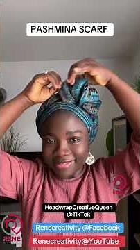 How To Tie Your Pashmina Scarf Headwrap Tutorial #turban #tutorial