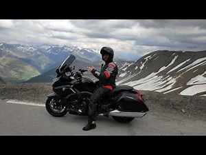 French Alps 2019. on motorbike BMW K1600B Bagger