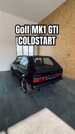 Golf MK1 GTI coldstart #golfmk1 #gti
