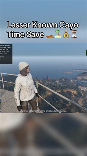 Instead of having to get caught or see the fly back cutscene. #gta5 #cayopericoheist #grandtheftauto5 #tip #xyzabc