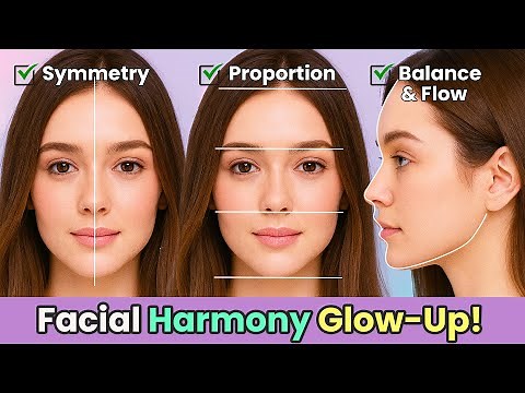 Facial Harmony Glow-Up ✨ Fix Asymmetry & Balance Facial Proportions with 3D Face Yoga