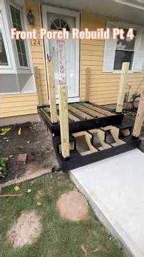 Front Porch Rebuild #diy #constructionchannel #frontporch #rebuild #howto #stepbystep #construction