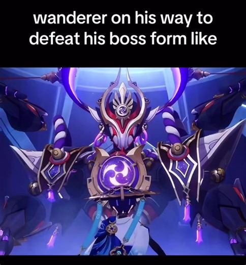 can you hear me laugh 💀 also does anyone remember this #scaramouche #wanderer #genshinimpact #scarascultleader #hoyocreators