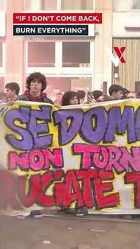 "Murderer..." US Consulate Secured As Protesters Burn Trump Effigy In Milan | VERTEX
