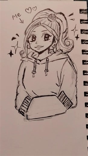 drawing myself in dork diaries art style! #art #dorkdiaries #artstyle #drawing #pensketch