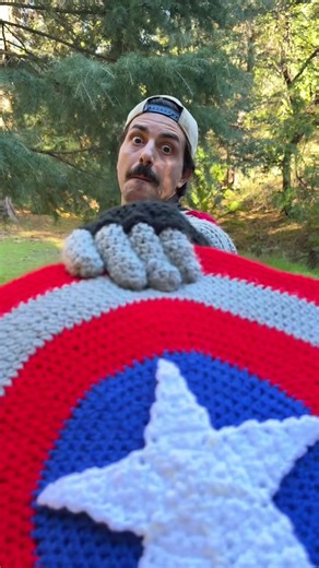 Captain Crochet vs Bucky Bro-nes 🧶🦾🍑 Should I make an entire Marvel movie but with yarn? Onvs that’s a yes, but personally I think @lamb makes a better Red Guardian 🤷🏻‍♂️ #crochet #crochethumor #marvel #CaptainAmerica #wintersoldier