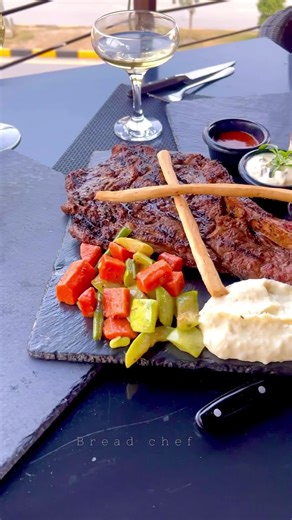 157 reactions · 75 comments | The tomahawk steak 數 Tender,juicy,salty and addictive #breadchef #cafe #steak #beef | Bread Chef Café & Bakers | Facebook
