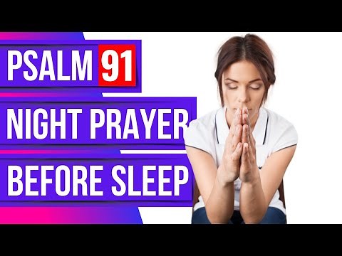 Night prayer before sleep (Psalm 91 with rain)(Powerful Psalms for sleep)(Bible verses for sleep)