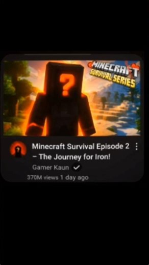 Minecraft Survival Ep 2 – Guess What I Found? 👀 #MinecraftSurvival