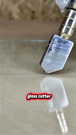 Why glass cutter cuts perfect😱