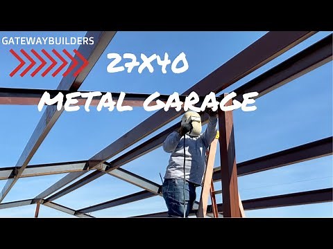 Building a Weld up Metal Garage Extension