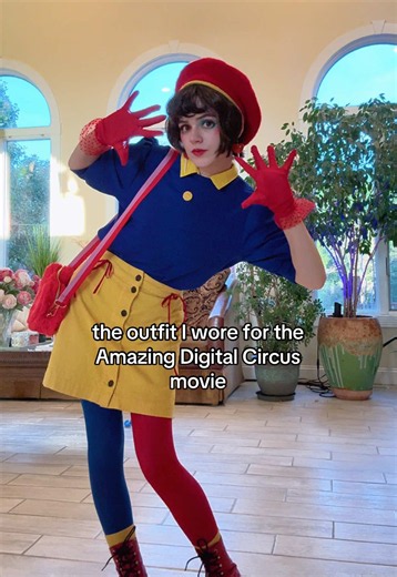 Pomni Cosplay: Can Red, Blue & Yellow Count?