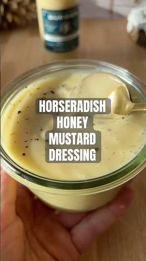 DAY 22 of the 24 DAYS OF DRESSING: HORSERADISH HONEY MUSTARD DRESSING (recipe below)