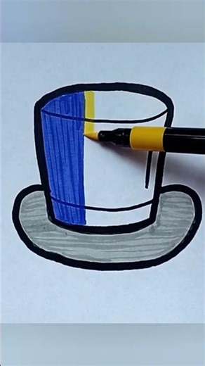 Coloring a Hat 🎩 (Easy Tutorial)