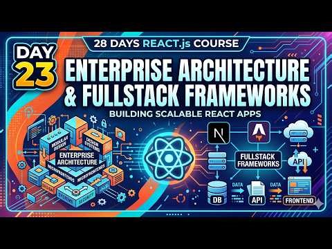 Day 23: Enterprise Frontend Architecture & Fullstack Frameworks