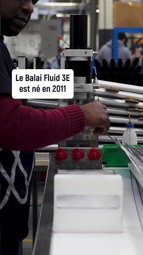 Comment est fabriqué le manche du Balai Fluid 3E de H2o at Home ?