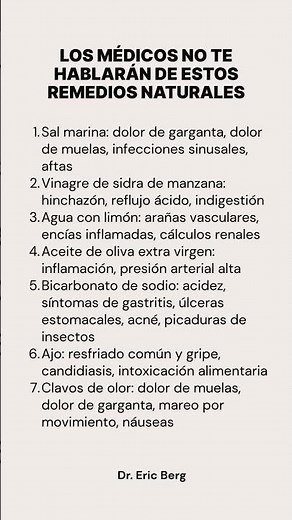 Doctors won't tell you about these NATURAL REMEDIES
