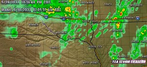 18K views · 131 reactions | We continue to monitor the latest severe weather models, we are seeing activity throughout the overnight. This activity is expected to bring the chance of Hail, Winds, and even an isolated tornado risk. However that risk has decreased after sunset. Don't worry, we have people monitoring the weather throughout the overnight hours. | Tea Storm Chasers | Facebook