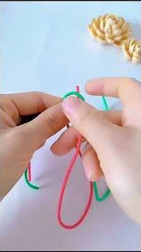 Diamond Knot Tutorial in Slow Motion - Step by Step #diy #crafting #bracelets【DIY Bracelets】