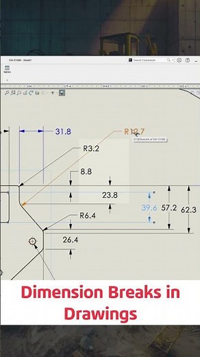 Break Dimension Lines