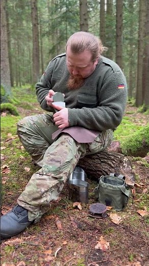 Axt schärfen mit dem Schleifpuck #hultafors #bushcraft #bwonlineshop