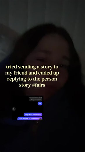 for context she called me a bih and hore (i didnt know her) #fairs | replying to someones story on accident