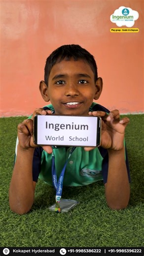 Ingenium World School | Best Preschool and Daycare in Kokapet on Instagram: "Admissions are officially open at Ingenium World School, Kokapet. Come visit, feel the energy, and start your child’s journey with us. . . Get your child into the best preschool and daycare in Kokapet, Hyderabad | Admissions Open at Ingenium World School, Kokapet Contact us to learn more: +91 9985396222 or 9985386222 . . . #Ingenium #Kokapet #preschool #daycare #admissionsopen"
