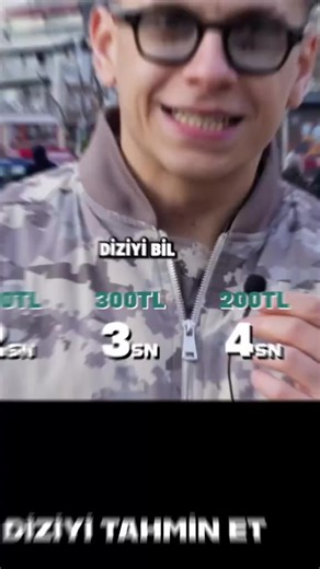 Ekrandaki diziyi doğru bil, 500₺ kazan! 😎 #sokakröportajları #röportaj