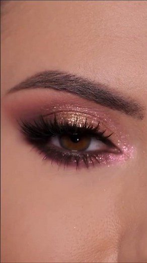 Glitter Eye Makeup Tutorial | Sparkly Glam Eye Look#shorts #softglamlook #shortvideo #youtubeshorts
