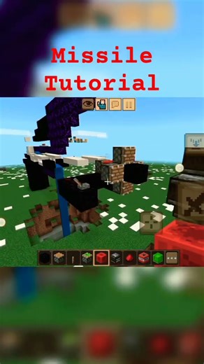 Missile Tutorial #minecraftshorts #tutorial