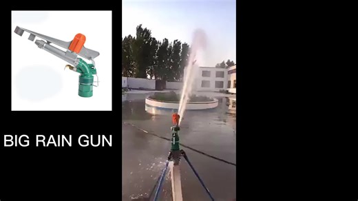 Automatic Irrigation System Big Rain Gun Sprinkler for Agriculture 360 Gear Drive Brass Core Sprinkler 1.5inch PY30