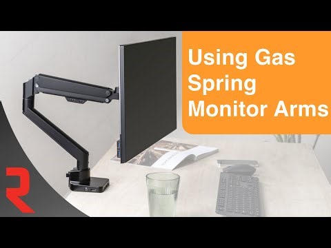 Flexa Pro Monitor Arms - Using Gas Spring Monitor Arms